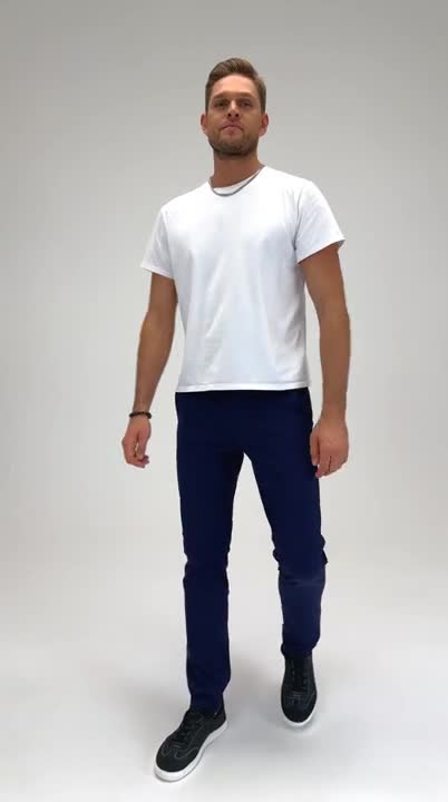 Брюки «El-Risto» мужские (слаксы) blue (синие)